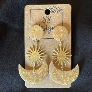 Polymer clay earrings
